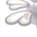 Lustra LED cu telecomanda BLOSSOM 78W, 6 Petale, Diametru 60cm, lumina Rece/Calda/Neutra, Dimabila, Alb Lustre LED cu Telecomanda Default Title Alessandro Design