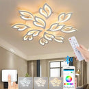 Lustra LED cu telecomanda LILY 147W, 12 Elemente, lumina Rece/Calda/Neutra, Dimabila, Alb Lustre LED cu Telecomanda Default Title Alessandro Design