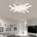 Lustra LED cu telecomanda MORA 160W, 8 Elemente, Liniara, lumina Rece/Calda/Neutra, Dimabila, Alb Lustre LED cu Telecomanda Default Title Alessandro Design