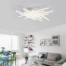 Lustra LED cu telecomanda MORA 160W, 8 Elemente, Liniara, lumina Rece/Calda/Neutra, Dimabila, Alb Lustre LED cu Telecomanda Default Title Alessandro Design