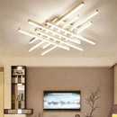 Lustra LED cu telecomanda MORA 160W, 8 Elemente, Liniara, lumina Rece/Calda/Neutra, Dimabila, Alb Lustre LED cu Telecomanda Default Title Alessandro Design