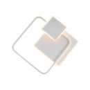 Lustra LED cu telecomanda ANEMONA 75W, 3 Patrate, lumina Rece/Calda/Neutra, Dimabila, Alb