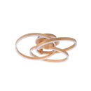 Lustra LED cu telecomanda POSITANO 174W, Impletita, lumina Rece/Calda/Neutra, Dimabila, Auriu Periat