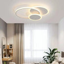 Lustra LED cu telecomanda SILVIAN, 58W, 3 Cercuri, lumina Rece/Calda/Neutra, Dimabila, Alb Lustre LED cu Telecomanda Default Title Alessandro Design