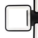 Lustra LED cu telecomanda SVANA 106W, 4 Patrate, lumina Rece/Calda/Neutra, Dimabila, Negru