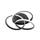 Lustra LED cu telecomanda VECTOR VORTEX 96W, 3 Elemente, lumina Rece/Calda/Neutra, Dimabila, Negru