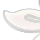 Lustra LED cu telecomanda JASMINE 66W, 5 Petale, lumina Rece/Calda/Neutra, Dimabila, Alb