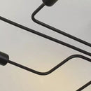 Lustra MODERNIST Hexa 6, 6x E27, Negru, Design Modern