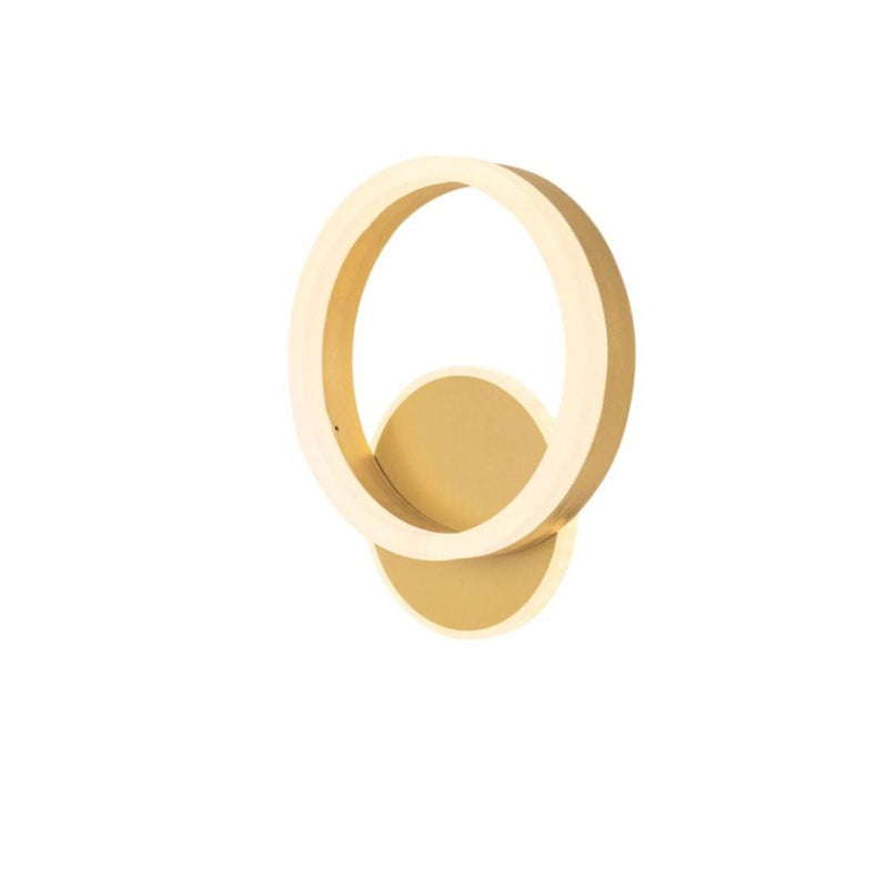 Aplica LED Dario, 34W, Lumina Rece/Calda/Neutra, Auriu