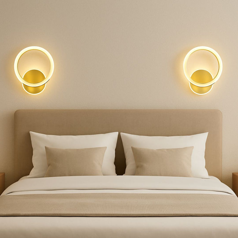 Aplica LED Dario, 31W, Lumina Rece/Calda/Neutra, Auriu