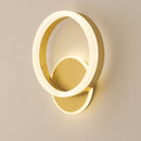 Aplica LED Dario, 34W, Lumina Rece/Calda/Neutra, Auriu