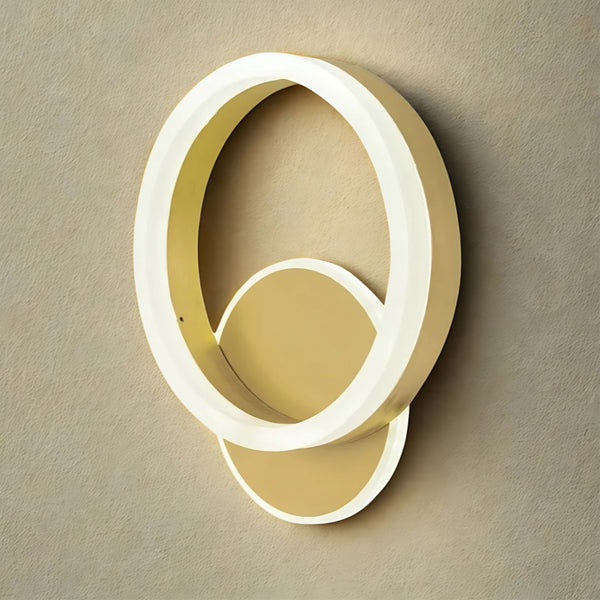 Aplica LED Dario, 34W, Lumina Rece/Calda/Neutra, Auriu