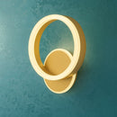 Aplica LED Dario, 34W, Lumina Rece/Calda/Neutra, Auriu