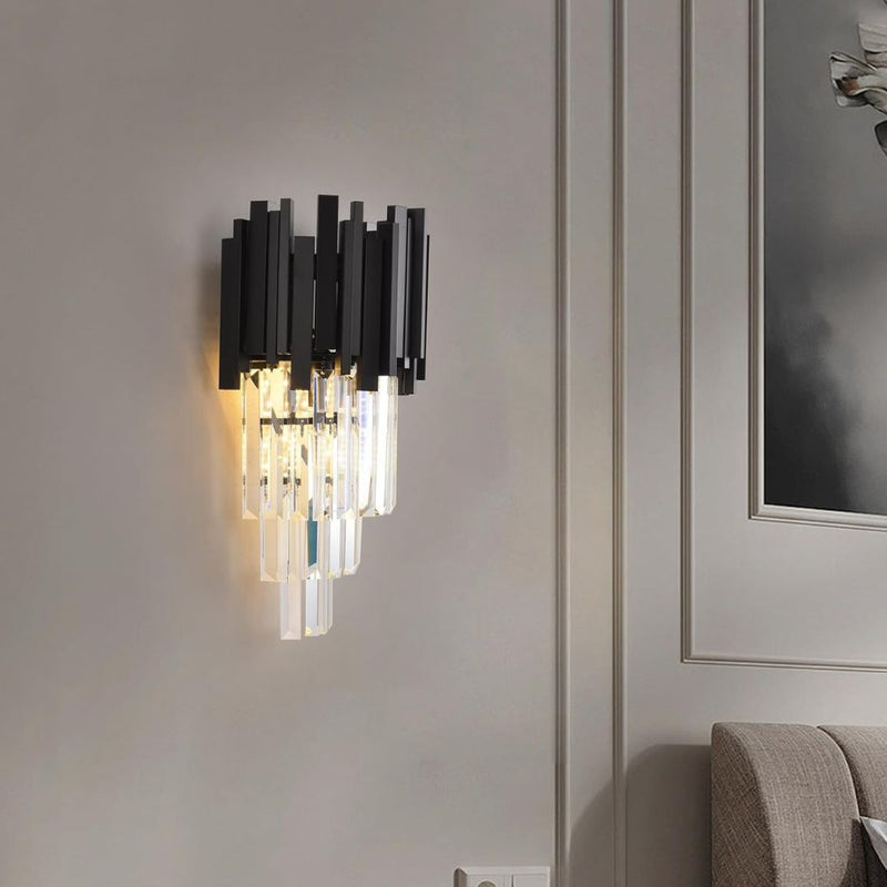 Aplica Candelabru Cristal BLOIS Piccolo, 2xE14, Negru