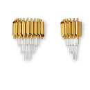 Aplica Candelabru Cristal VERSAILLES Piccolo, 2xE14, Auriu