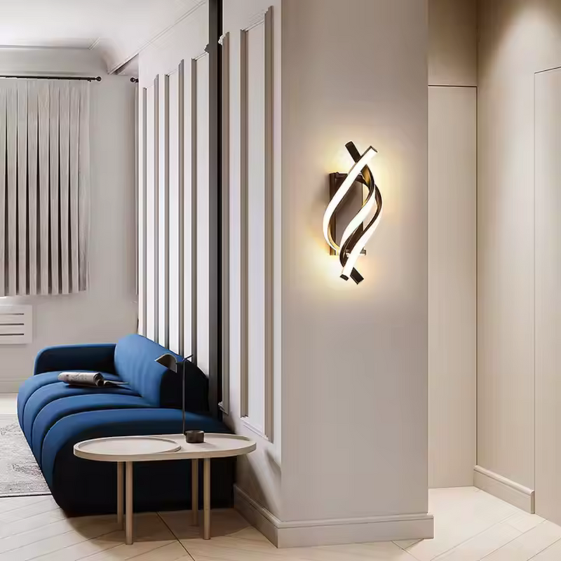 Aplica LED Reid 45W, Lumina Rece/Calda/Neutra, Negru