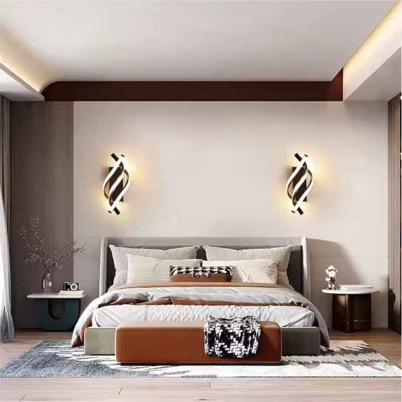 Aplica LED Reid 14W, Lumina Rece/Calda/Neutra, Negru