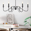 Lustra Metalic AVANT, tip Pendul cu brate, Rotunda, 6xE14, Negru