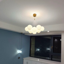 Lustra MODERNA, tip Pendul, LOFT Bagliore, Glob, 7xG9, Inaltime Reglabila, Auriu