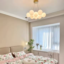 Lustra MODERNA, tip Pendul, LOFT Bagliore, Glob, 7xG9, Inaltime Reglabila, Auriu