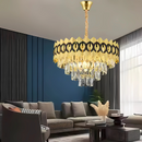 Candelabru Cristal ROMEO Nobile 5xE14, Diametru 38.5cm, Auriu Lucios, Inaltime Reglabila Candelabre Cristal Default Title Alessandro Design