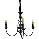 Lustra VINTAGE, tip Pendul cu brate, ANJOU, Circulara, 3xE14, Metal, Negru Lustre Vintage Default Title Alessandro Design