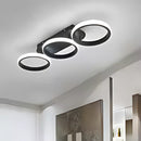 Lustra LED ELIO 24W, 3 Cercuri, Liniara, lumina Rece/Calda/Neutra, Negru Lustre LED Default Title Alessandro Design