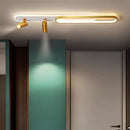 Lustra LED cu Proiector Reglabil FISSO Camilla, 66W, lumina Rece/Calda/Neutra, Auriu Lucios