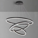 Lustra LED suspendata PAGANO 46W, Lumina Rece/Calda/Neutra, Negru, Inaltime Reglabila