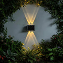 Aplica LED Exterior Solaris, 4 Surse de lumina, Lumina Calda, Negru Aplice de Exterior Default Title Alessandro Design