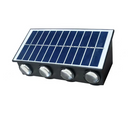 Aplica LED Exterior Solaris, 8 Surse de lumina, Lumina Calda, Negru