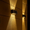 Aplica LED Exterior Solaris, 6 Surse de lumina, Lumina Calda, Negru