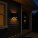 Aplica LED Exterior Ellis, 6W, 6 Surse de lumina, Lumina Calda, Negru