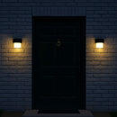 Aplica LED Exterior MIRA, 1 Sursa de lumina, Lumina Calda, Negru