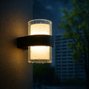 Aplica LED Exterior MIRA, 2 Surse de lumina, Lumina Calda, Negru