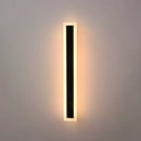 Aplica LED de Exterior Mack, Lungime 60cm, 8W, IP65, Metal, Liniar, Negru