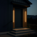 Aplica LED de Exterior Mack, Lungime 90cm, 13W, IP65, Metal, Liniar, Negru