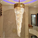 Candelabru Cristal BLOIS Ascendere E14, Diametru 60cm, Auriu, Inaltime Reglabila Candelabre Cristal Default Title Alessandro Design