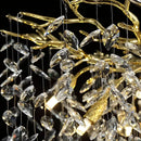 Candelabru Cristal WALTZ Rhapsody, 6x G9, Auriu, 45cm, Inaltime Reglabila, Metal si Cristal Candelabre Cristal Default Title Alessandro Design