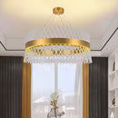 Candelabru Cristal ALHAMBRA Supremo, LED, 103W, Diametru 80cm, Lumina Calda/Rece/Neutra, Dimabil, Inaltime Reglabila, Auriu