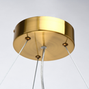 Candelabru Cristal ALHAMBRA Supremo, LED, 103W, Diametru 80cm, Lumina Calda/Rece/Neutra, Dimabil, Inaltime Reglabila, Auriu