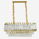 Candelabru Cristal VERSAILLES Regalis, Diametru 80cm, 10xE14, Alb, Inaltime reglabila