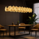 Candelabru Cristal Cadenza Allegro, 20x E14, Inaltime reglabila, Auriu