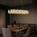 Candelabru Cristal Cadenza Allegro, 20x E14, Inaltime reglabila, Auriu