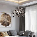 Candelabru Modern, CAPRICIO Allegro, 2xE14, Diametru 40cm, Crom Lucios, Inaltime Reglabila