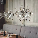 Candelabru Modern, CAPRICIO Allegro, 2xE14, Diametru 40cm, Crom Lucios, Inaltime Reglabila