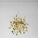 Candelabru Modern, CAPRICIO Allegro, 2xE14, Diametru 40cm, Auriu, Inaltime Reglabila