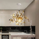 Candelabru Modern, CAPRICIO Allegro, 2xE14, Diametru 40cm, Auriu, Inaltime Reglabila