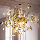 Candelabru Modern, CAPRICIO Allegro, 2xE14, Diametru 40cm, Auriu, Inaltime Reglabila