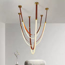 Candelabru Modern, LED, ARIA Largo, 34W, lumina Neutra, Maro